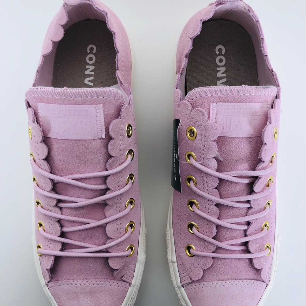 Converse Ctas Frilly Thrills Pink Foam/Gold/Egret - Picture 7 of 8